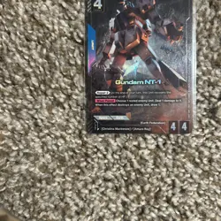 Gundam NT-1 GD03-001 LR+ Alternate Alt Art Steel Requiem CARD NM RX-78NT-1 Alex - Image 4