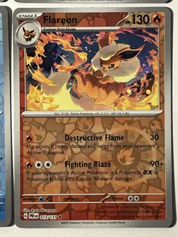 Eevee Evolution Lot Vaporeon Flareon Glaceon Espeon Reverse Holo Pokemon TCG - Image 2