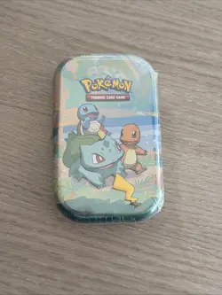 Pokemon TCG Celebrations Mini Tin KANTO STARTERS Factory Sealed New - Image 1