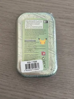 Pokemon TCG Celebrations Mini Tin KANTO STARTERS Factory Sealed New - Image 3
