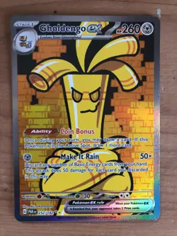 Pokemon TCG Gholdengo ex 252/182 Sv04: Paradox Rift - Image 1
