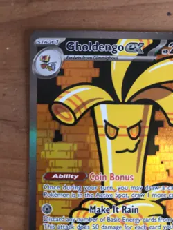 Pokemon TCG Gholdengo ex 252/182 Sv04: Paradox Rift - Image 2