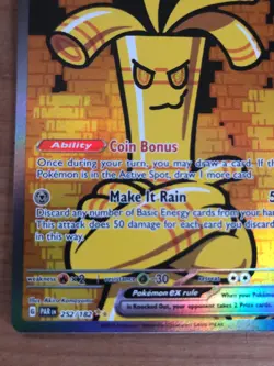 Pokemon TCG Gholdengo ex 252/182 Sv04: Paradox Rift - Image 4