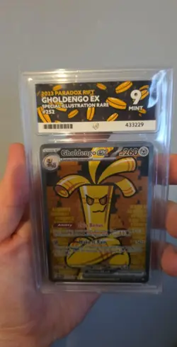 Gholdengo EX Paradox Rift Sir 252/182 Ace 9 Mint Pokemon English - Image 1