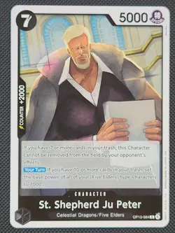 4x playset St. Shepherd Ju Peter OP13-084 Carrying On His Will Foil One Piece - Image 2