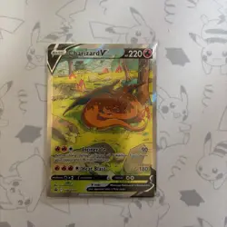 Charizard V SWSH260 Black Star Promo Raw NM Pokemon TCG Sword and Shield - Image 1