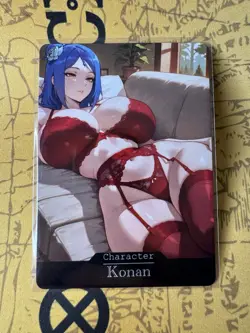Konan Naruto hentai Anime Doujin Waifu ACG Custom Card - Image 1