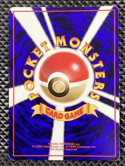Electabuzz 125 Promo Old Back 1998 Pokemon Card Japanese - Image 2