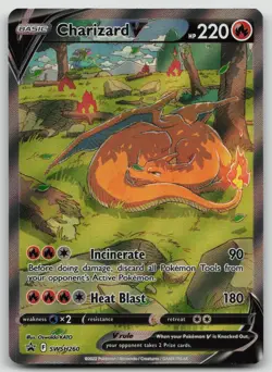 Pokemon Sword and Shield: Charizard V SWSH260 Black Star Promo Raw NM - Image 1