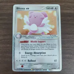 Blissey EX 101/115 - LP ULTRA RARE Unseen Forces - 2005 Pokemon TCG Card - Image 1