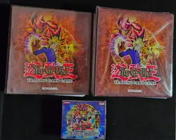 Yu-Gi-Oh! Lot Trading Card Game 3 Ring Binders & Legacy Of Darkness Card Box - Image 1