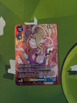 Digimon BT24 Time Stranger Bt24-040 Venusmon Alt Art SR Card - Image 1