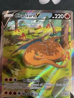 Pokemon Sword and Shield: Charizard V SWSH260 Black Star Promo Raw NM - Image 1
