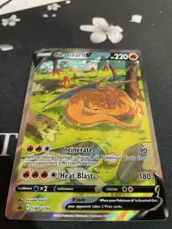 Pokemon Sword and Shield: Charizard V SWSH260 Black Star Promo Raw NM - Image 2