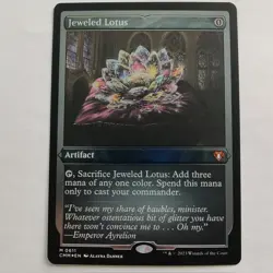 Jeweled Lotus - Foil Etched - NM - Commander Masteres CMM - MTG - Image 1