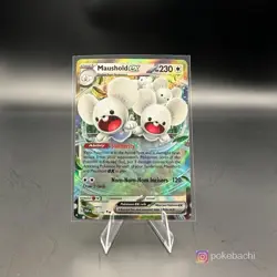 Pokemon Maushold ex 155/182 Ultra Rare Holo - Pokemon TCG Adventure Chest - NM - Image 1