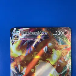 Pokemon damaged Charizard VMAX 020/189 Ultra Rare Holo Darkness Ablaze - Image 3