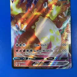 Pokemon damaged Charizard VMAX 020/189 Ultra Rare Holo Darkness Ablaze - Image 4