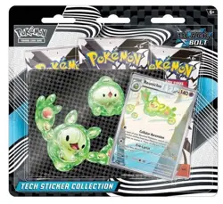 Pokemon TCG Scarlet & Violet Black Bolt Tech Sticker Collection 3 Pk - Image 1