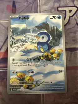 Pokemon Piplup 98/94 Phantasmal Flames Pack Fresh - Image 1