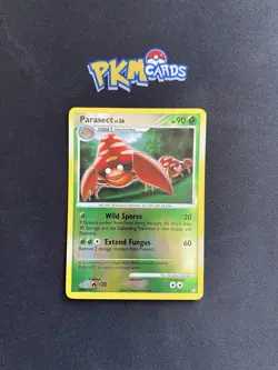 Pokemon TCG Parasect Mysterious Treasures 58/123 Reverse Holo LP. - Image 1