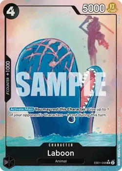 Laboon (048) (Alternate Art) - EB01-048 - Extra Booster: Memorial Collection ... - Image 1