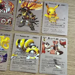 Pokemon Foil Fan Art Cards - Silver Foil Spanish Version Bundle x 8 - Image 3