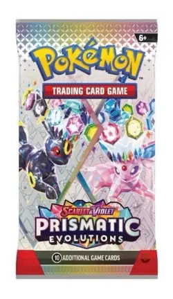 Pokemon TCG Prismatic Evolutions Booster Pack 10 Cards/Pack - Random Art SEALED - Image 1