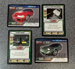 4X Tokyopop Initial D Promo Cards RARE unplayed tournament prize lot AEG - Image 1