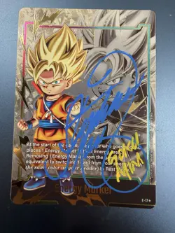 Dragon Ball Super Card Game Fusion E-17 Goku Daima Stephanie Nadolny Auto - Image 1