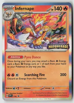 Infernape - 116 - SV: Scarlet & Violet Promo Cards Holo - PTCG - MP - Image 1