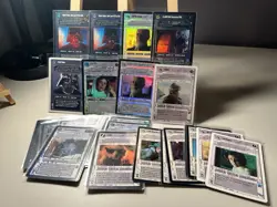 Star Wars CCG 27 Card Lot Including 10 Holo Cards, MP-NM - Image 1