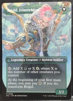 Brigid, Clachan's Heart 0285 // Doun's Mind Borderless Eclipsed Regular NM - Image 2
