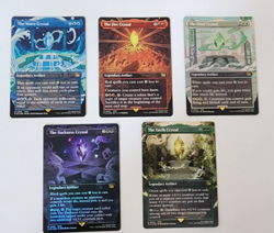 MTG Final Fantasy All 5 Borderless Foil Crystals - Image 1