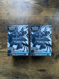 Pokemon TCG Scarlet Violet Black Bolt Booster Bundle Lot Of 2 Factory Sealed - Image 1
