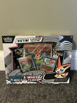 Pokemon TCG Unova Victini Illustration Collection Box - Black Bolt/White Flare ✅ - Image 1