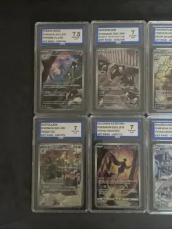 Pokemon Graded Bundle Of 10 CHR/AR - Image 2