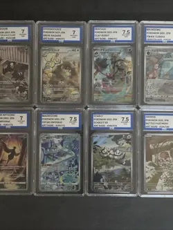 Pokemon Graded Bundle Of 10 CHR/AR - Image 3