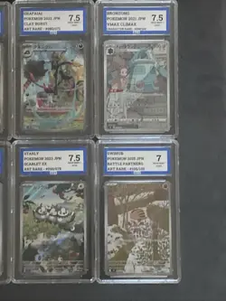 Pokemon Graded Bundle Of 10 CHR/AR - Image 4