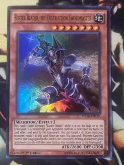 Yugioh: Buster Blader, The Destruction Swordsmaster MP16-EN189 Ultra Rare 1st NM - Image 1
