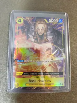 Basil Hawkins OP10-109 Alt R One Piece TCG NM Pack Fresh! Canadian Seller! - Image 1