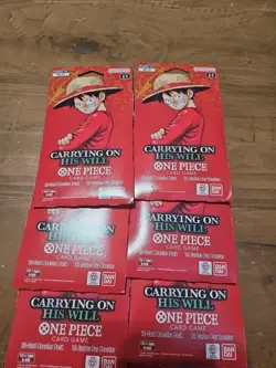 One Piece TCG OP-13 Carrying On His Will Sleeved Booster Pack Lot of 10 English - Image 2