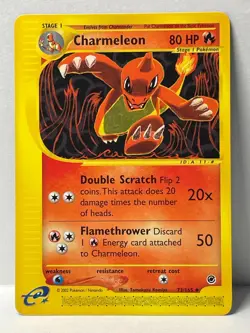 Pokemon Charmeleon Regular Expedition E-Reader 73/165 - LP - Image 1