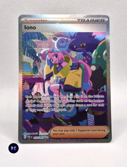 Iono 237/091 Paldean Fates Special Illustration Rare Pokemon Card - Image 1