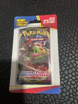 Pokemon Sword & Shield Factory Sealed Booster Pack +1 Promo Card - Image 2