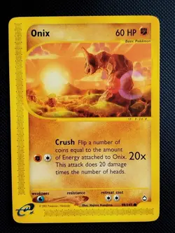 (GD) Onix 98/147 2003 Aquapolis Pokemon Card - Image 1
