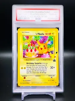 🔥 Pokemon Celebrations Classic Collection Birthday Pikachu Holo 24 PSA 10 🔥 - Image 1