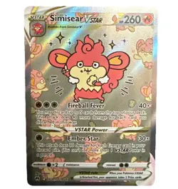 Simisear VSTAR Crown Zenith Galarian Gallery GG37/GG70 Ultra Rare NM Pokemon TCG - Image 1