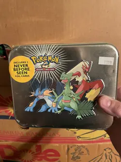 2003 EX Series Collector Tin E-Reader Factory Sealed 5 Packs Vintage Pokemon #2 - Image 1