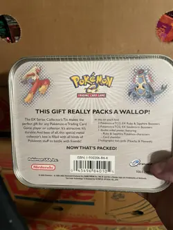 2003 EX Series Collector Tin E-Reader Factory Sealed 5 Packs Vintage Pokemon #2 - Image 5